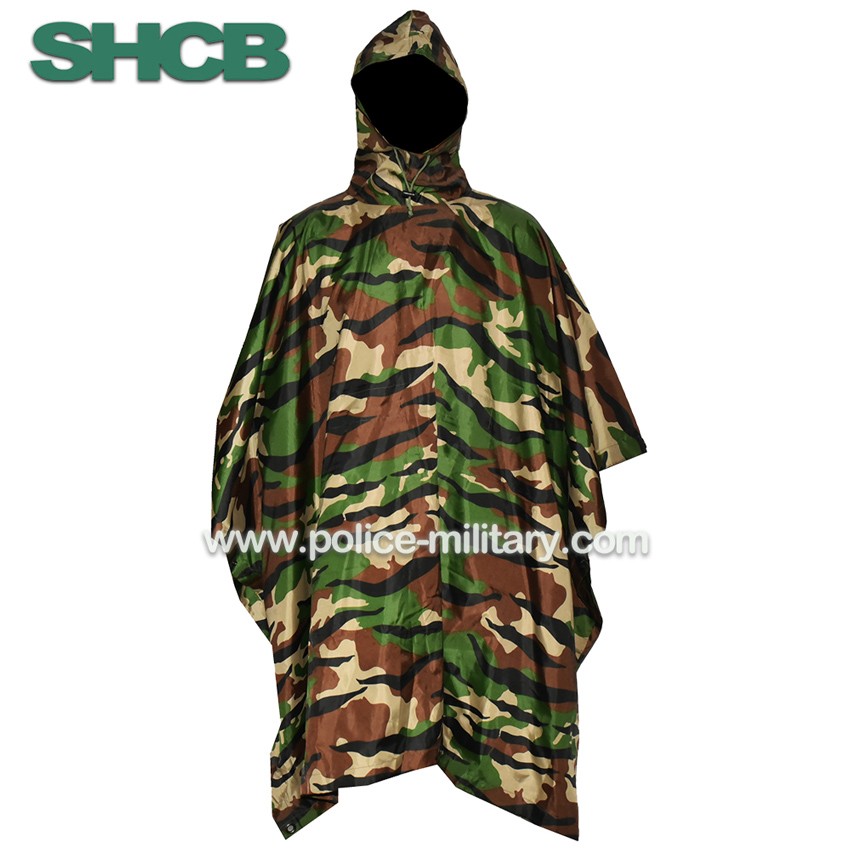 CB20506 Military Camouflage Poncho