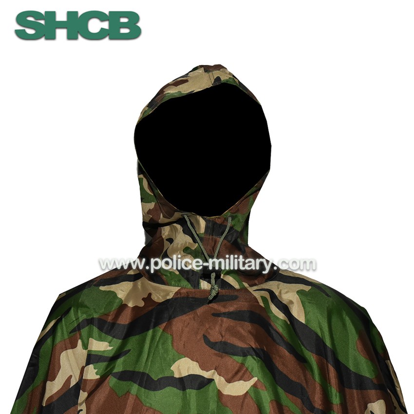 CB20506 Military Camouflage Poncho