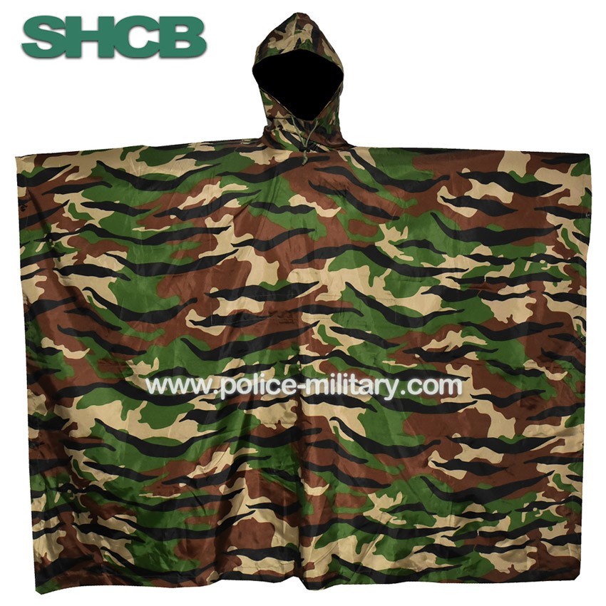 CB20506 Military Camouflage Poncho