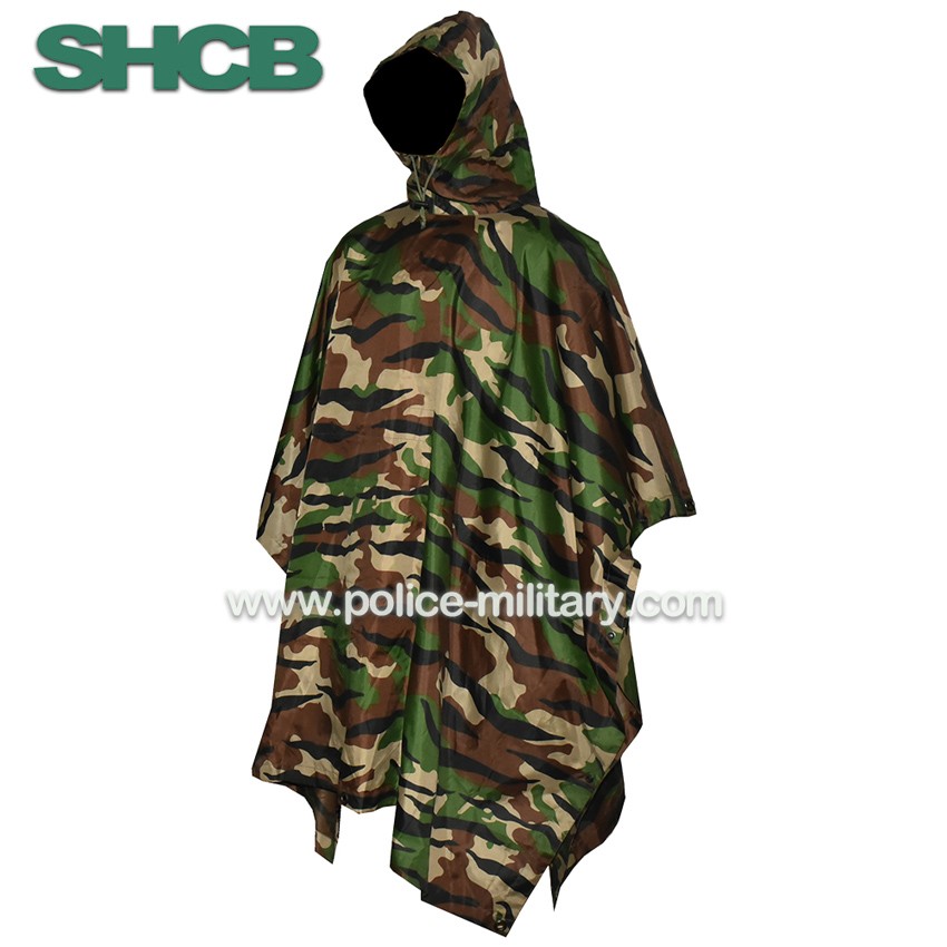 CB20506 Military Camouflage Poncho