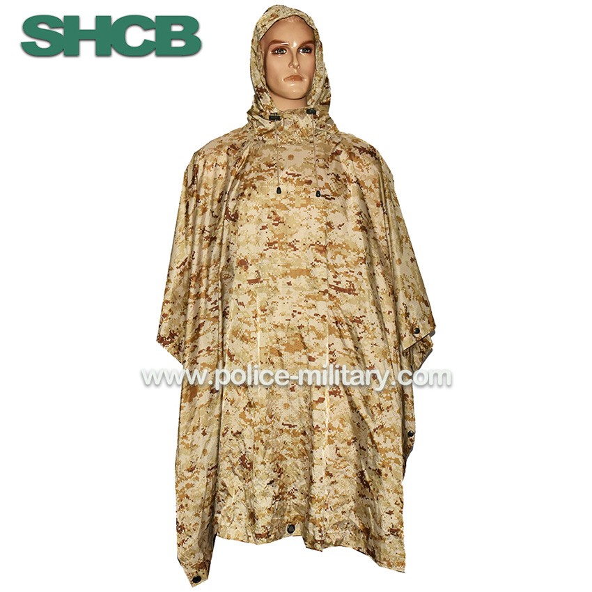 CB20509 Military Camouflage Poncho