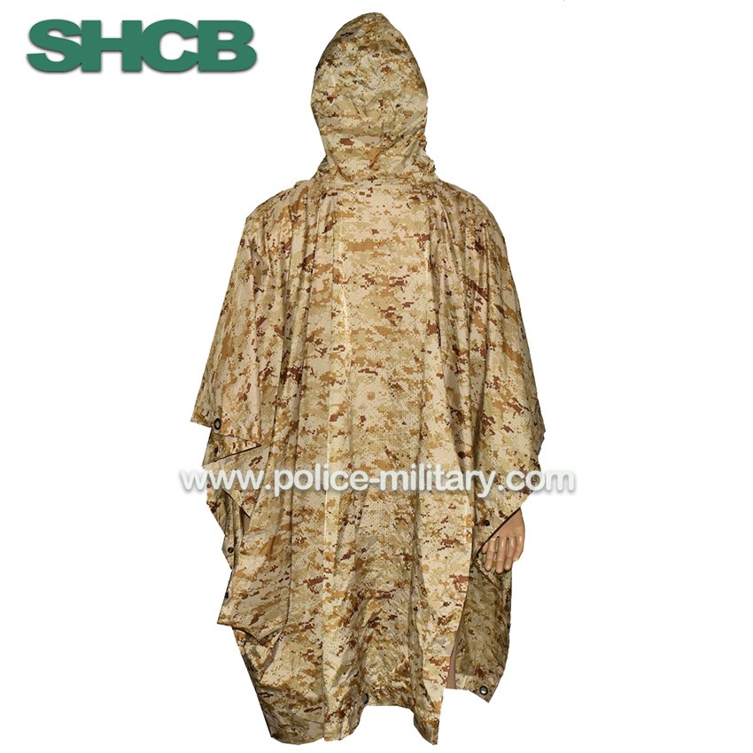CB20509 Military Camouflage Poncho