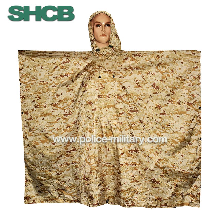 CB20509 Military Camouflage Poncho