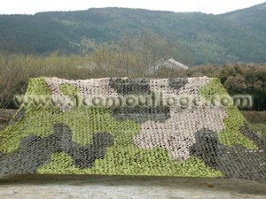 Woodland camo net